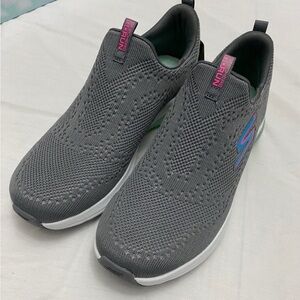 Skechers Gray Slip-On Sneakers